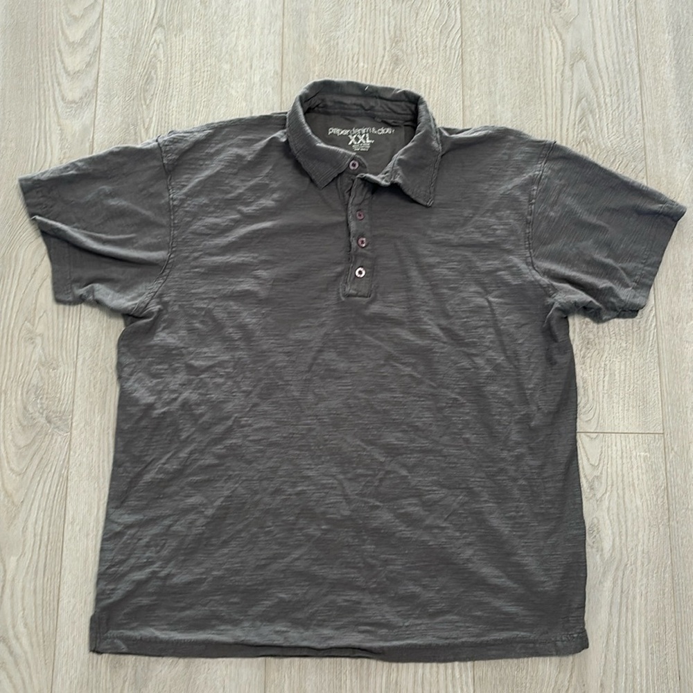 🔥BUNDLE SALE Mens XXL Paper Denim & Cloth cotton polo shirt